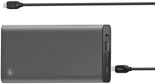 Powerbank Hama USB-C 26.800 mAh 5-20V/60W zwart