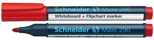 Viltstift Schneider 290 whiteboard rond rood 2-3mm