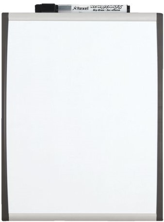 Whiteboard Rexel 35.5x28cm gewelfd